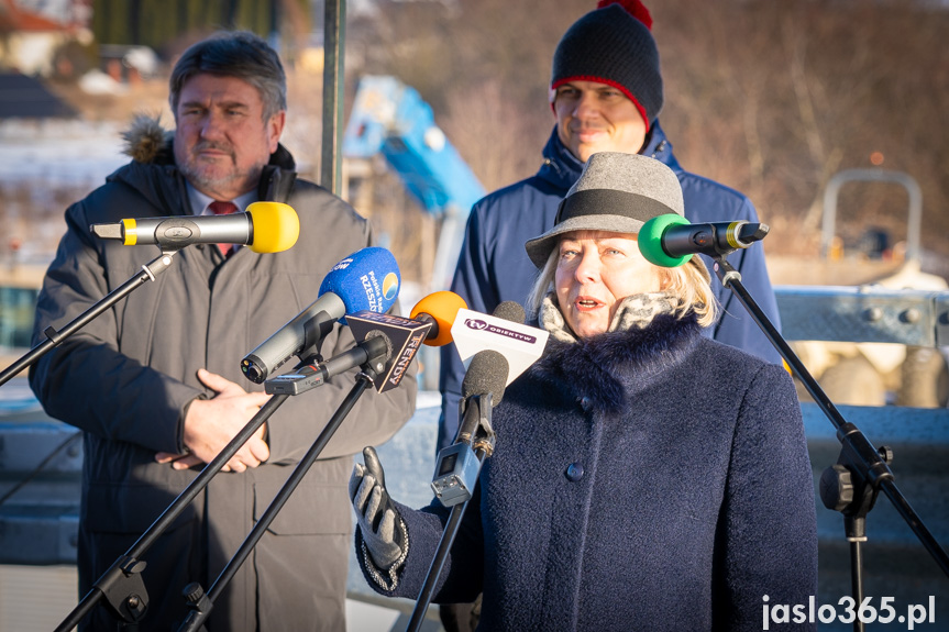 Otwarcie mostu w Jaśle
