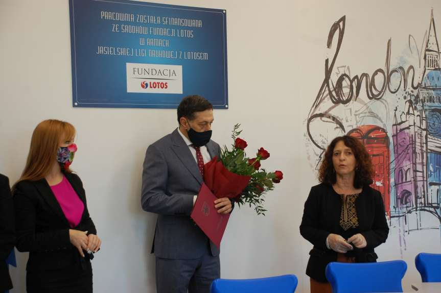 Otwarcie nowoczesnej pracowni języków obcych w Zespole Szkół Miejskich nr 3 w Jaśle
