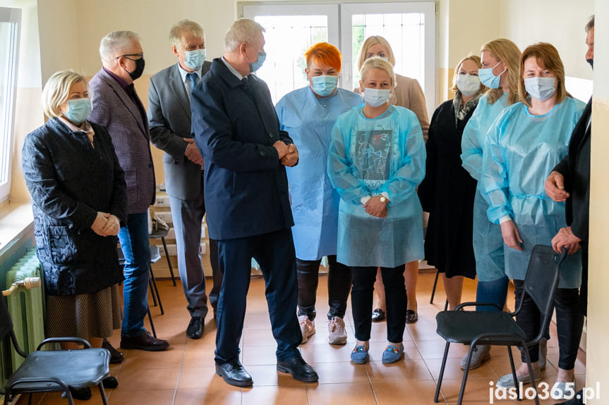 Otwarcie Punktu Szczepień Powszechnych w Jaśle