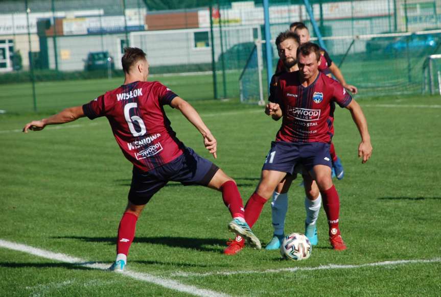 Piłka nożna. IV liga podkarpacka. Mecz Czarni 1910 Jasło - Wisłok Wiśniowa 1-3