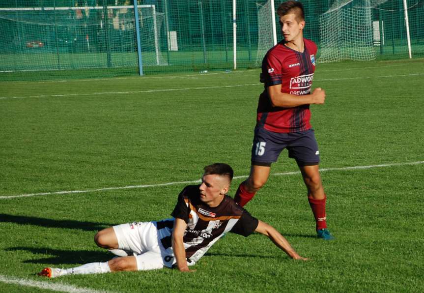 Piłka nożna. IV liga podkarpacka. Mecz Czarni 1910 Jasło - Wisłok Wiśniowa 1-3