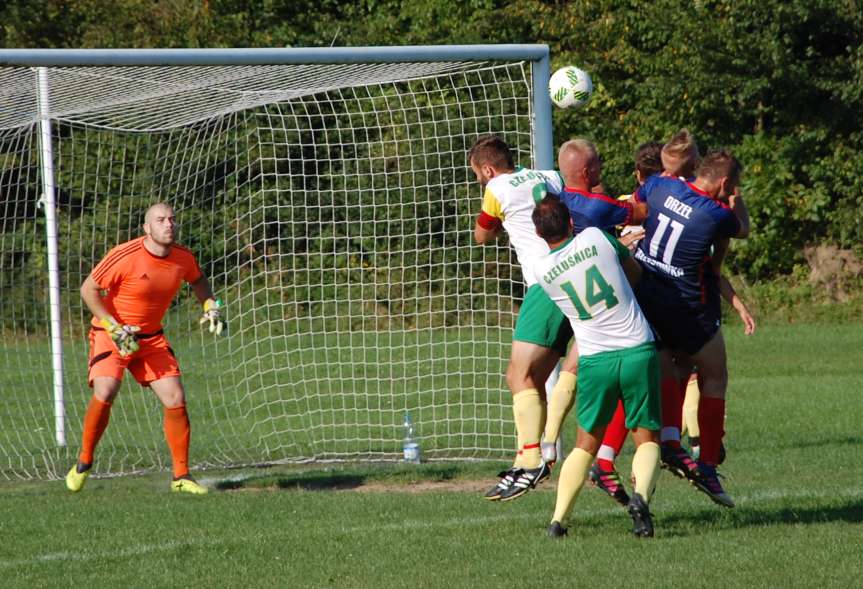 Piłka nożna. V liga krośnieńska. Mecz LKS Czeluśnica - Orzeł Faliszówka 0-0