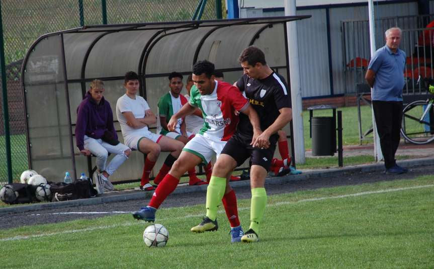 Piłka nożna. V liga krośnieńska. Mecz LKS Skołyszyn - Cosmos Nowotaniec 0-7