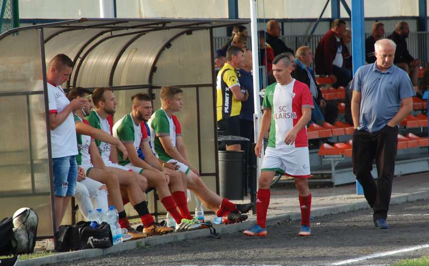 Piłka nożna. V liga krośnieńska. Mecz LKS Skołyszyn - Cosmos Nowotaniec 0-7