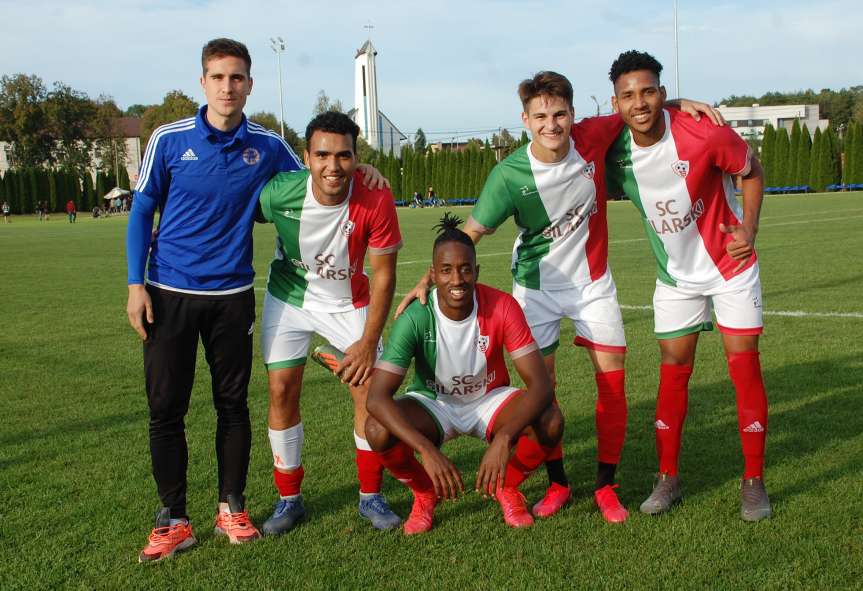 Piłka nożna. V liga krośnieńska. Mecz LKS Skołyszyn - Cosmos Nowotaniec 0-7