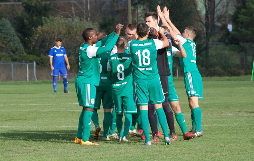 Piłka nożna. V liga krośnieńska. Mecz Tempo Nienaszów - Bieszczady Arłamów Ustrzyki Dolne 1-3