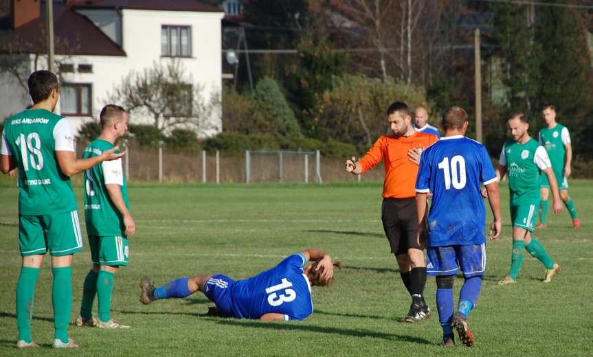Piłka nożna. V liga krośnieńska. Mecz Tempo Nienaszów - Bieszczady Arłamów Ustrzyki Dolne 1-3