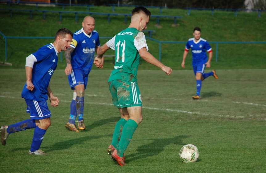 Piłka nożna. V liga krośnieńska. Mecz Tempo Nienaszów - Bieszczady Arłamów Ustrzyki Dolne 1-3