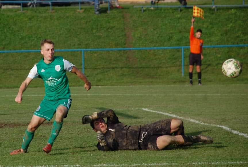 Piłka nożna. V liga krośnieńska. Mecz Tempo Nienaszów - Bieszczady Arłamów Ustrzyki Dolne 1-3