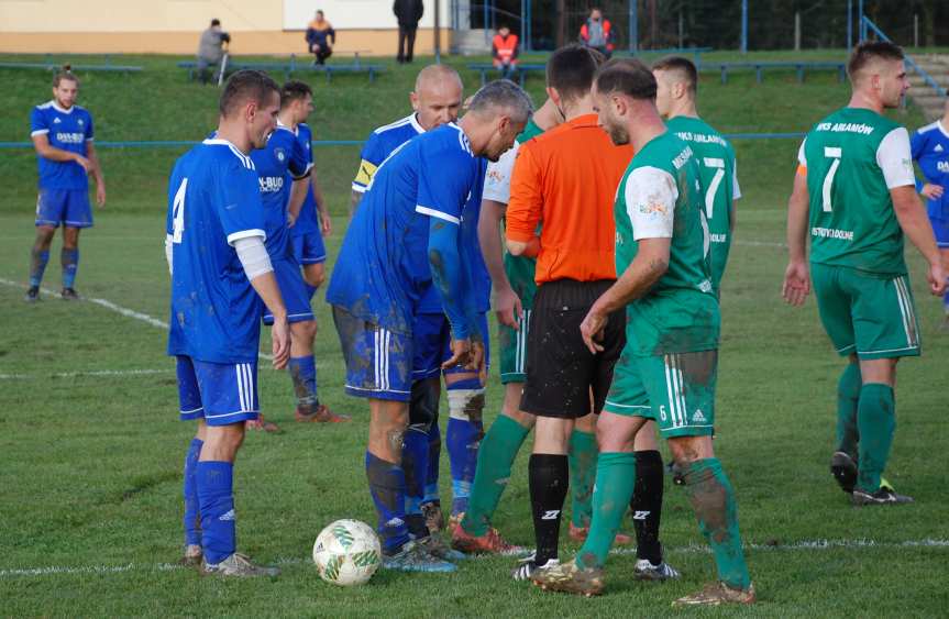 Piłka nożna. V liga krośnieńska. Mecz Tempo Nienaszów - Bieszczady Arłamów Ustrzyki Dolne 1-3