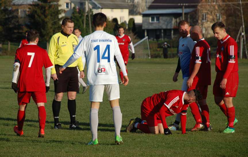 Piłka nożna. V liga krośnieńska. Mecz Tempo Nienaszów - Start Rymanów 1-1
