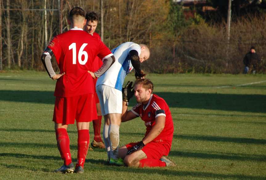 Piłka nożna. V liga krośnieńska. Mecz Tempo Nienaszów - Start Rymanów 1-1