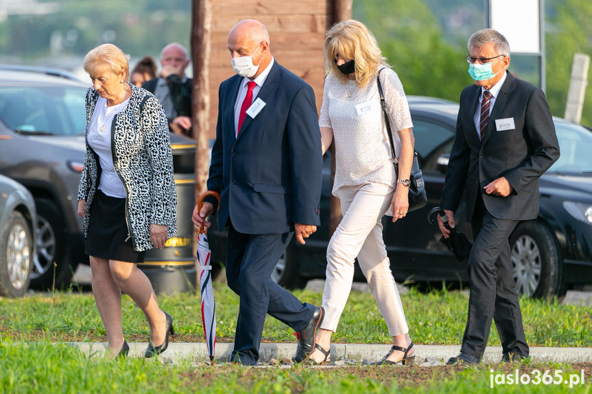 Poświęcenie pomnika Chrystusa Króla Wszechświata w Jaśle