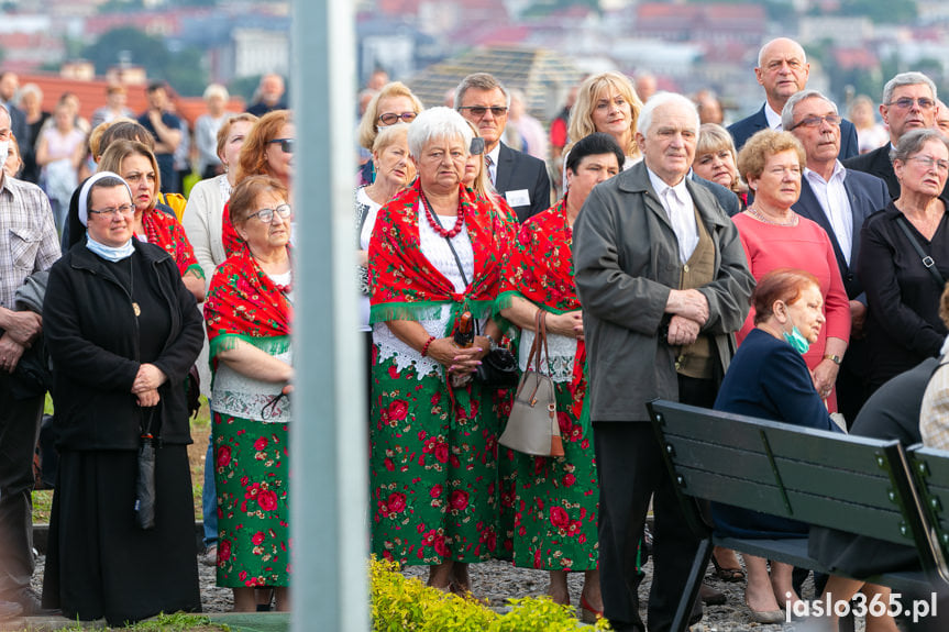 Poświęcenie pomnika Chrystusa Króla Wszechświata w Jaśle