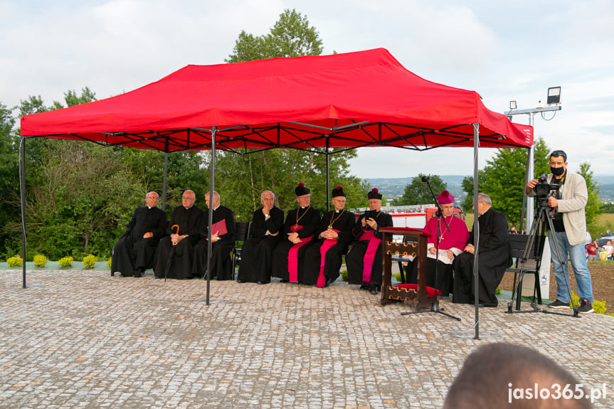 Poświęcenie pomnika Chrystusa Króla Wszechświata w Jaśle
