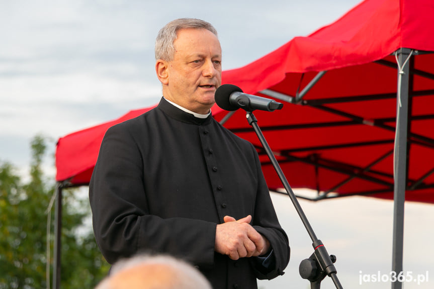 Poświęcenie pomnika Chrystusa Króla Wszechświata w Jaśle