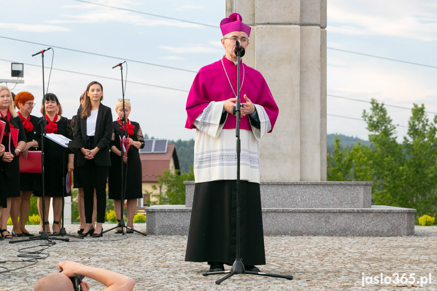 Poświęcenie pomnika Chrystusa Króla Wszechświata w Jaśle