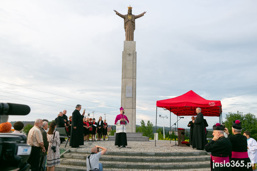 Poświęcenie pomnika Chrystusa Króla Wszechświata w Jaśle