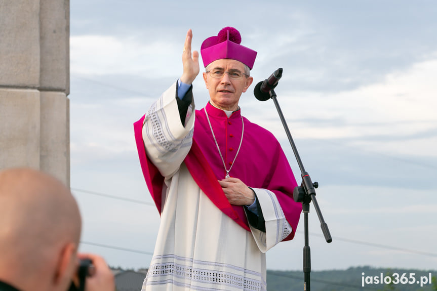 Poświęcenie pomnika Chrystusa Króla Wszechświata w Jaśle