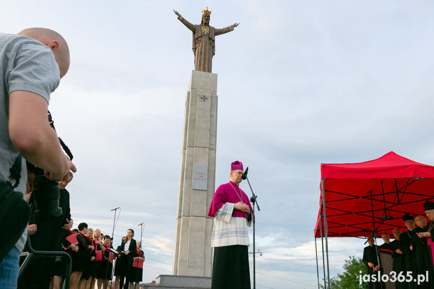 Poświęcenie pomnika Chrystusa Króla Wszechświata w Jaśle