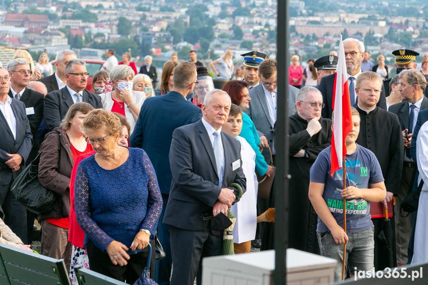 Poświęcenie pomnika Chrystusa Króla Wszechświata w Jaśle