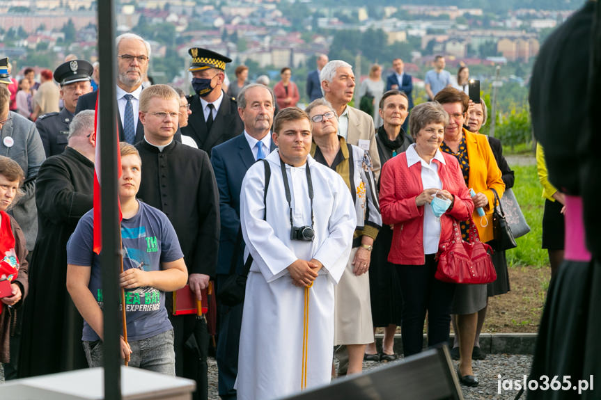 Poświęcenie pomnika Chrystusa Króla Wszechświata w Jaśle
