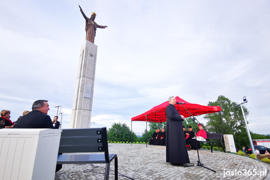Poświęcenie pomnika Chrystusa Króla Wszechświata w Jaśle