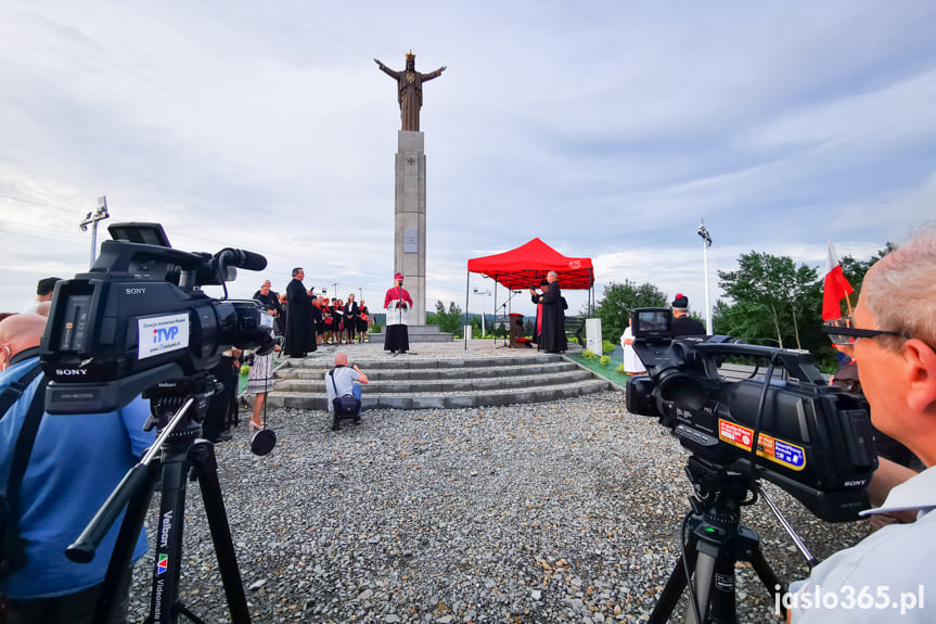 Poświęcenie pomnika Chrystusa Króla Wszechświata w Jaśle