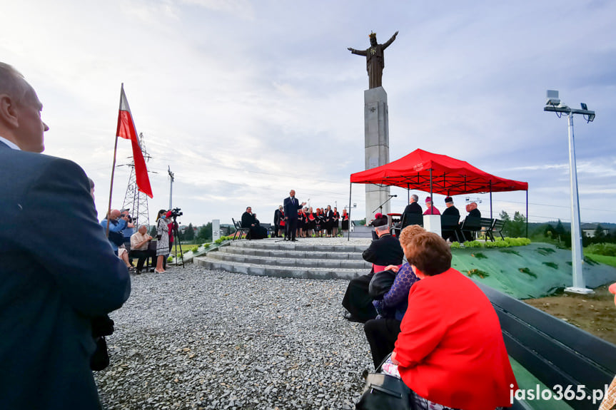 Poświęcenie pomnika Chrystusa Króla Wszechświata w Jaśle