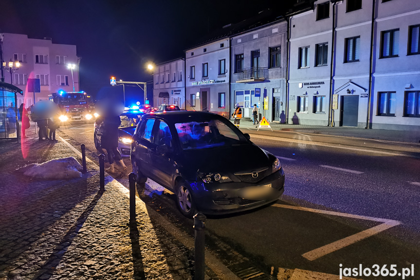 Potrącenie kobiety w Kołaczycach