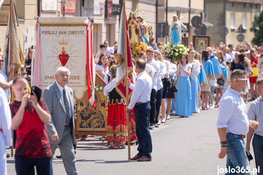 Procesja Bożego Ciała w Jaśle