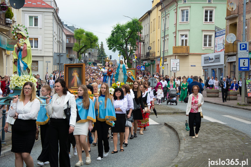 Procesja Bożego Ciała w Jaśle