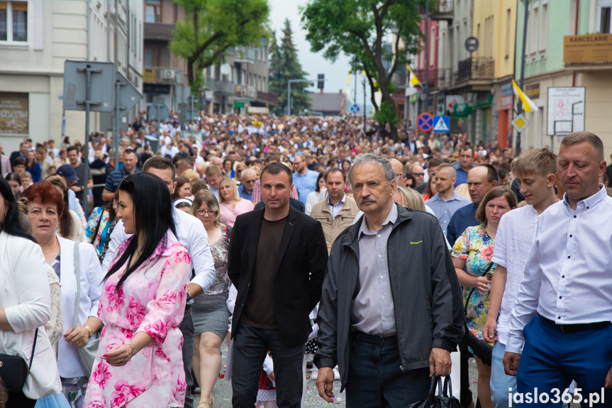 Procesja Bożego Ciała w Jaśle
