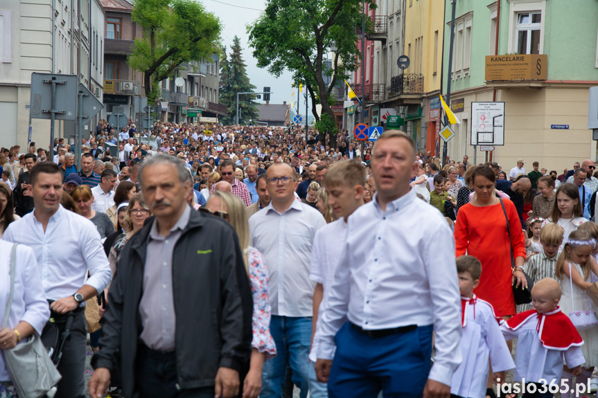 Procesja Bożego Ciała w Jaśle