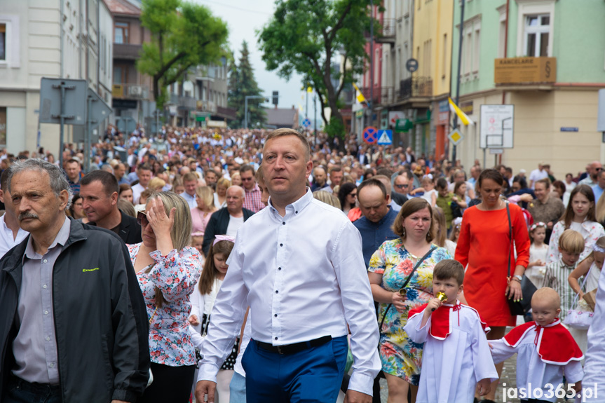 Procesja Bożego Ciała w Jaśle