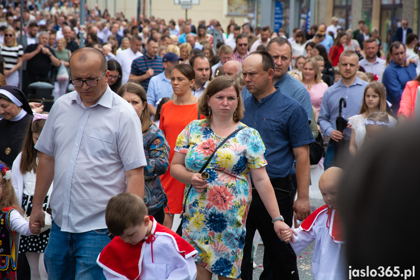Procesja Bożego Ciała w Jaśle