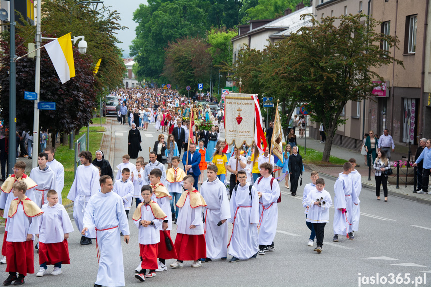 Procesja Bożego Ciała w Jaśle