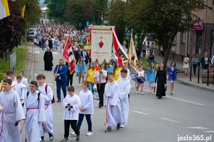 Procesja Bożego Ciała w Jaśle