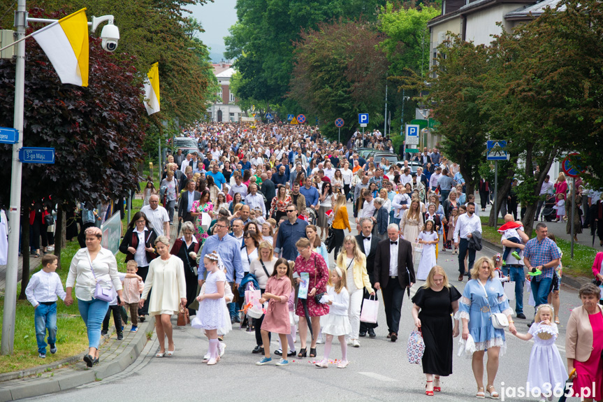 Procesja Bożego Ciała w Jaśle