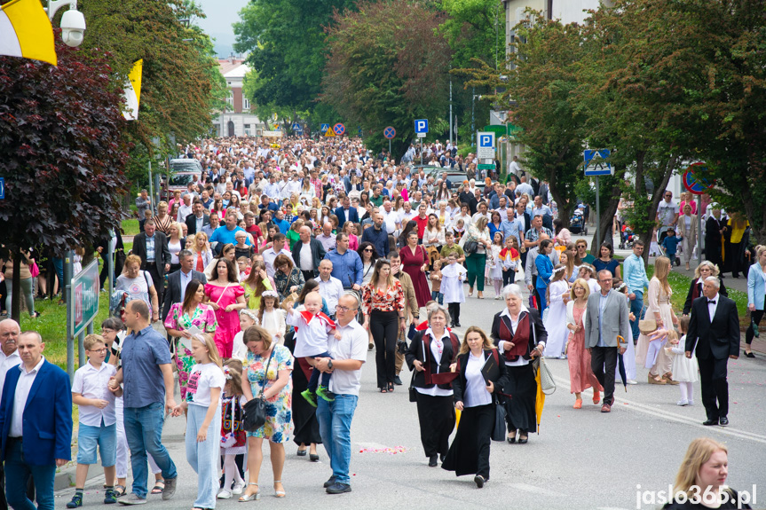 Procesja Bożego Ciała w Jaśle