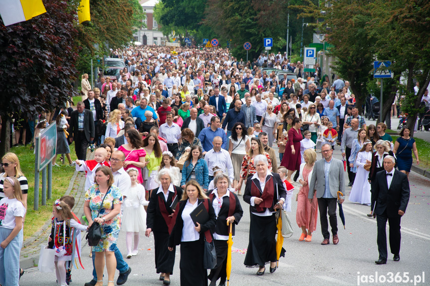 Procesja Bożego Ciała w Jaśle