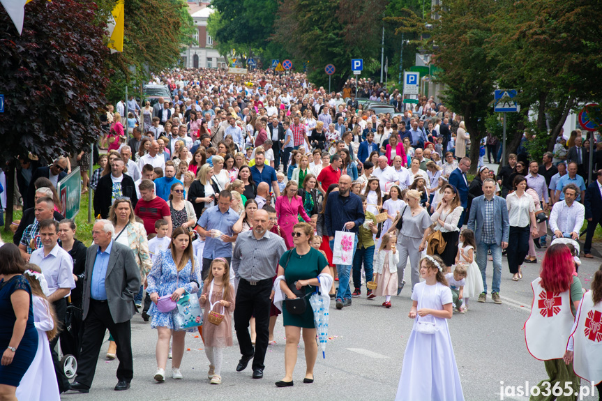 Procesja Bożego Ciała w Jaśle