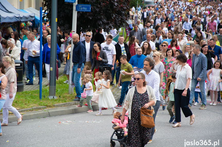 Procesja Bożego Ciała w Jaśle