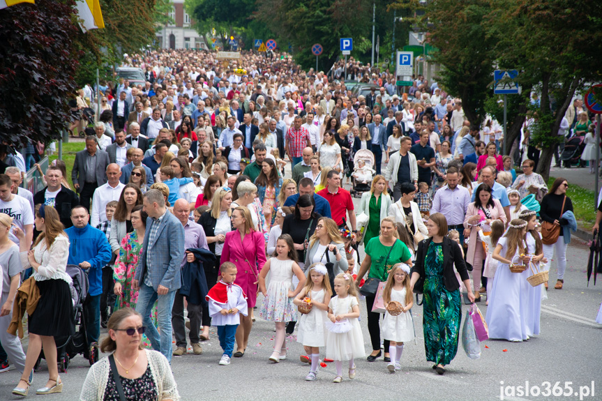Procesja Bożego Ciała w Jaśle
