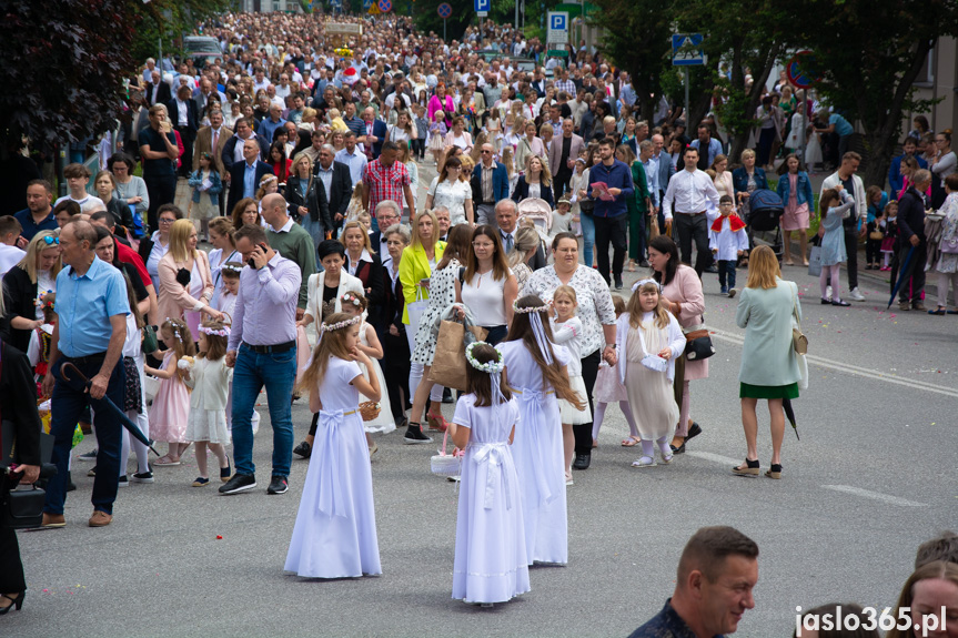 Procesja Bożego Ciała w Jaśle