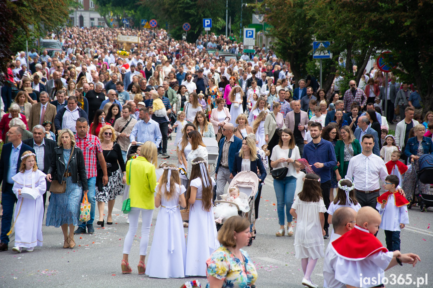 Procesja Bożego Ciała w Jaśle