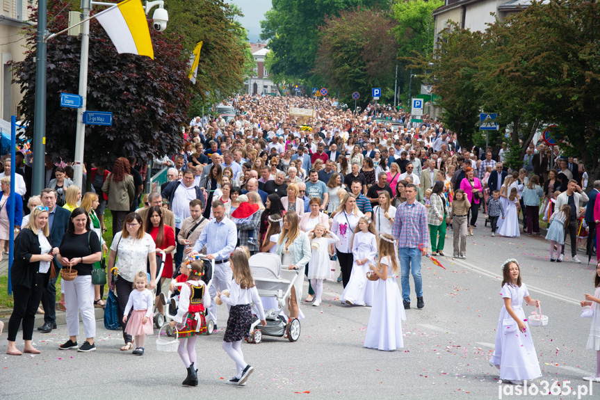 Procesja Bożego Ciała w Jaśle