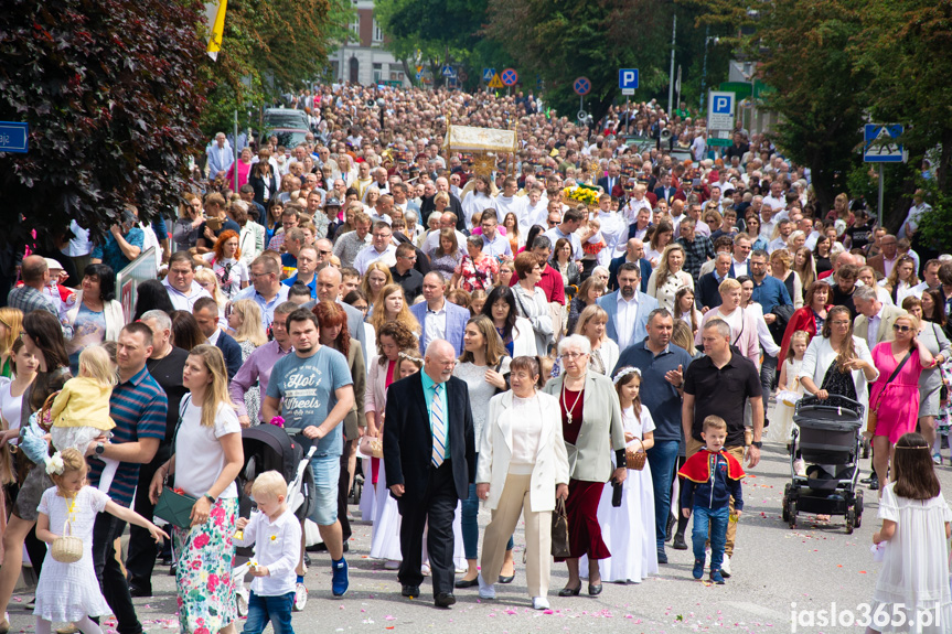 Procesja Bożego Ciała w Jaśle