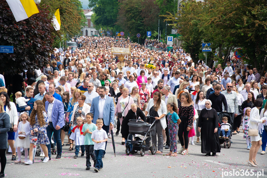 Procesja Bożego Ciała w Jaśle