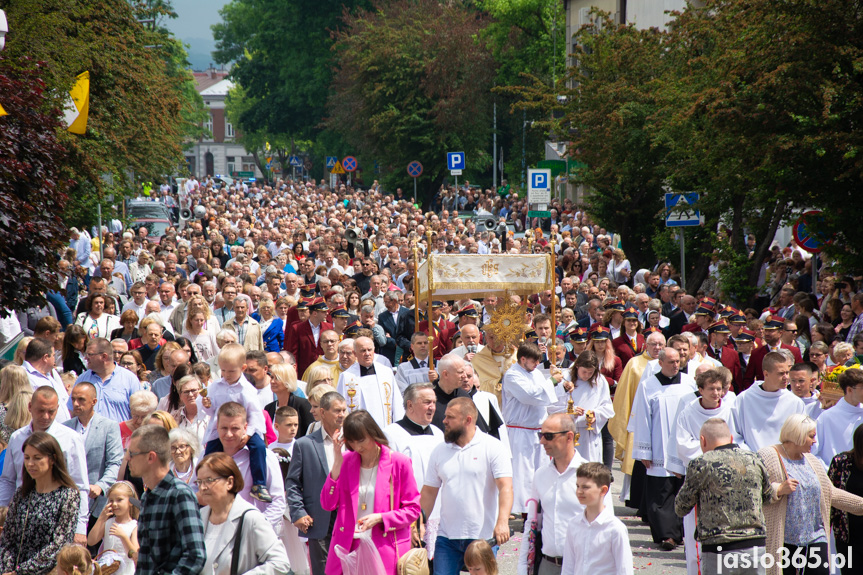 Procesja Bożego Ciała w Jaśle